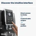 De’Longhi Dinamica Plus ECAM370.70.B Bean to Cup Coffee Machine with LatteCrema, 1.8 L – Black – image 12