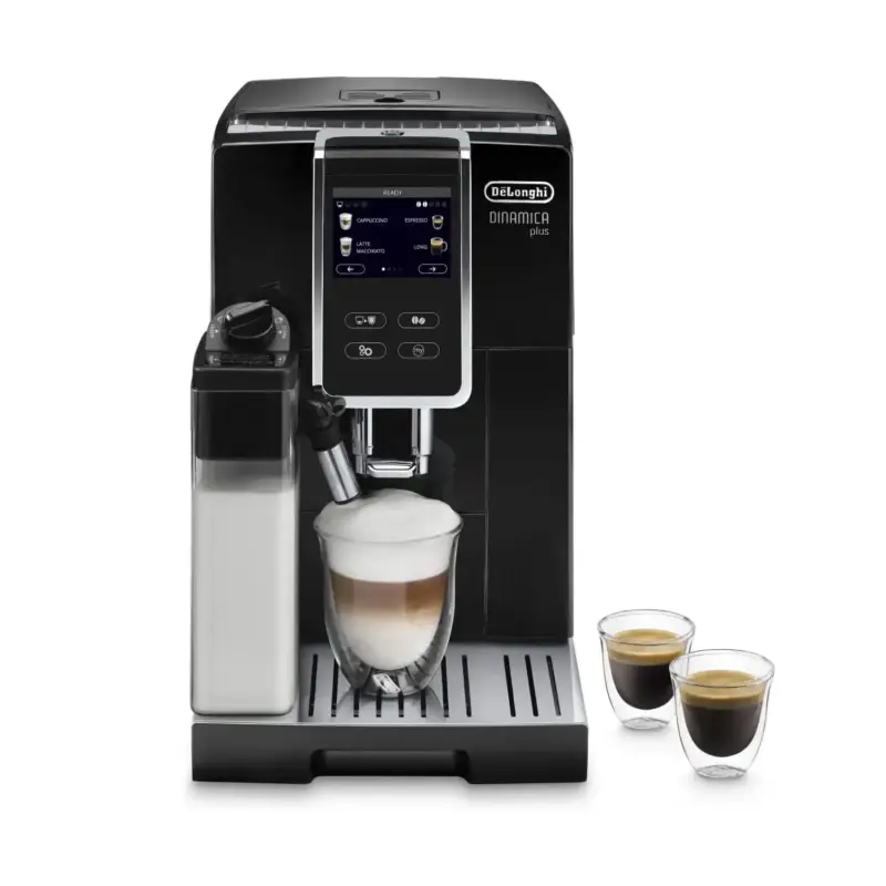 372456.webp De’Longhi Dinamica Plus ECAM370.70.B Bean to Cup Coffee Machine with LatteCrema, 1.8 L – Black