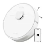 Dreame D9 Max Gen 2 Robot Vacuum Cleaner with Mop, 6,000 Pa, LiDAR Navigation – White