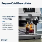 De’Longhi La Specialista Touch EC9455.M Semi-Automatic Espresso Machine with Cold Brew – Silver – image 8