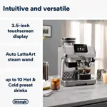 De’Longhi La Specialista Touch EC9455.M Semi-Automatic Espresso Machine with Cold Brew – Silver – image 10