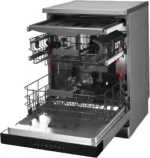 Whirlpool WFC 3C26 PF X Lavavajillas de libre instalación, 14 servicios, 6th Sense – Acero inoxidable
