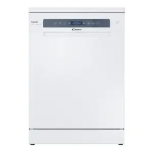 Candy Rapidò CF 5C7F0W-80 Freestanding Dishwasher, 15 Place Settings, Wi-Fi – White