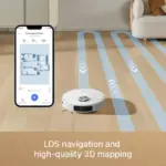 Dreame L10 Prime Robot Vacuum Cleaner with Self-Cleaning Mop, 4,000 Pa – White – image 8