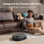 Eufy X10 Pro Omni Robot Vacuum & Mop with Self-Washing Station, 8000 Pa – Black – image 6