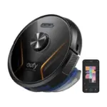 Eufy RoboVac X8 Hybrid Robot Vacuum and Mop with Twin-Turbine Suction – Black