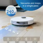 Ecovacs DEEBOT N10 PLUS Robot Vacuum and Mop with Auto-Empty Station – White – image 12