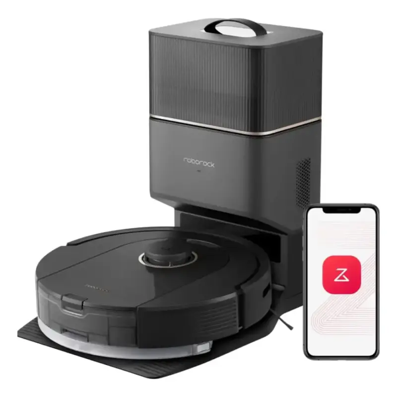 Roborock Q5 Pro+ Robot Vacuum and Mop with Auto-Empty Dock, 5,500 Pa – Black