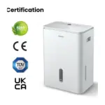 Comfee Easy Dry 16 Connected Dehumidifier with Ioniser, 16 L/Day – White – image 2
