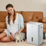 Comfee Easy Dry 16 Connected Dehumidifier with Ioniser, 16 L/Day – White – image 5