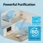 Coway Airmega 150 Compact Air Purifier with HyperCaptive Filtration – Dove White – image 6