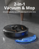Eufy RoboVac X8 Hybrid Robot Vacuum and Mop with Twin-Turbine Suction – Black – image 3