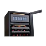Kadeka KM40WBC Medley Dual Zone Wine & Drinks Cooler, 25 Bottles – Black – image 3