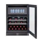 Kadeka KM40WBC Medley Dual Zone Wine & Drinks Cooler, 25 Bottles – Black – image 2
