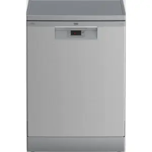 Beko BDFN15430X Freestanding Dishwasher, 14 Place Settings, Quick&Shine – Stainless Steel
