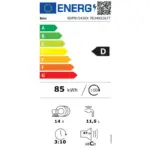 Beko BDFN15430X Freestanding Dishwasher, 14 Place Settings, Quick&Shine – Stainless Steel – image 8