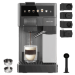 Cecotec Freestyle Latte T Multi-Capsule Coffee Machine with Milk Tank, 1.6 L, Touchscreen – Black – image 2