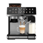 Cecotec Power Espresso 20 Barista Grind & Latte Espresso Machine with Grinder and Milk Tank, 20 Bar – Stainless Steel – image 2