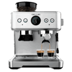 Cecotec Power Espresso 20 Barista Maestro Espresso Machine with Grinder, 20 Bar – Silver – image 2