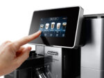 De'Longhi PrimaDonna ECAM610.55.SB Bean to Cup Coffee Machine, Touch Display – Silver – image 4
