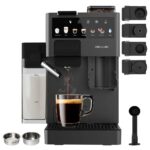 Cecotec Freestyle Grind & Latte Multi-Capsule Coffee Machine with Grinder, 1.6 L – Black