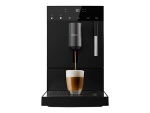 Cecotec Cremmaet Compact Steam Bean to Cup Coffee Machine with Steam Wand, 19 Bar – Black
