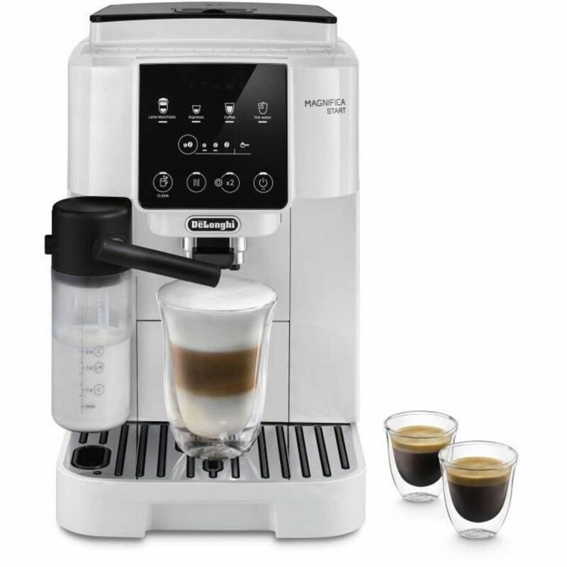 images-143.jpg De'Longhi Magnifica Start ECAM220.61.W Bean to Cup Coffee Machine with LatteCrema, 1.8 L – White