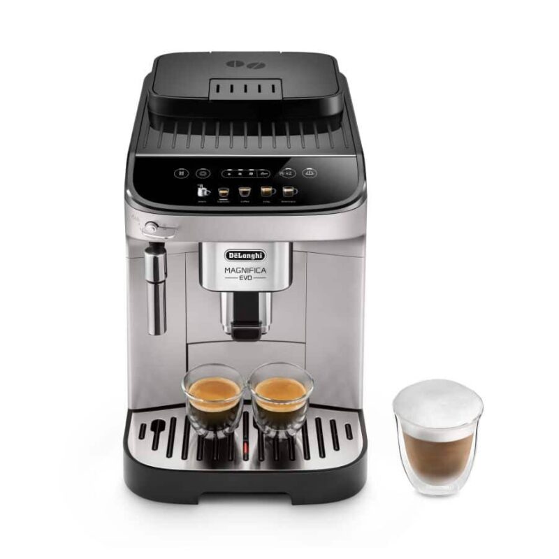 De'Longhi Magnifica Evo ECAM292.33.SB Bean to Cup Coffee Machine, 1.8 L – Silver/Black