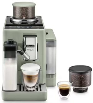 De'Longhi Rivelia EXAM441.55.GR Bean to Cup Coffee Machine, 1.4 L – Jade Green
