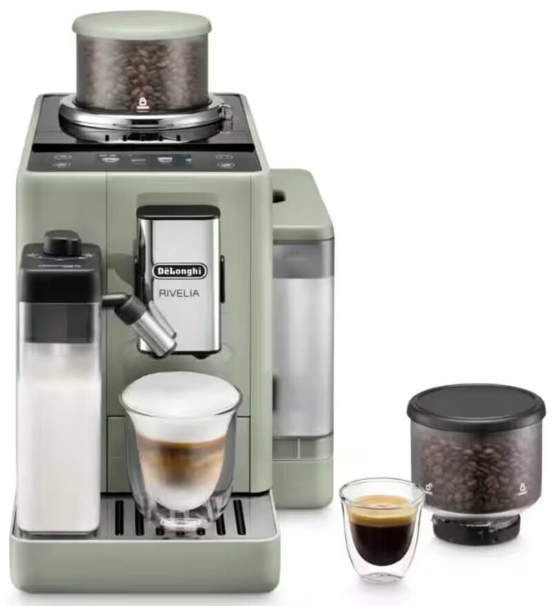 images-183.jpg De'Longhi Rivelia EXAM441.55.GR Bean to Cup Coffee Machine, 1.4 L – Jade Green