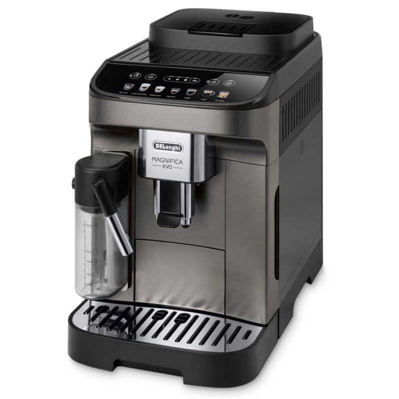 De'Longhi Magnifica Evo ECAM290.81.TB Bean to Cup Coffee Machine with LatteCrema, 1.8 L – Titanium/Black