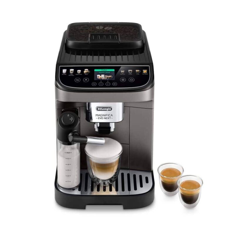 images-189.jpg De'Longhi Magnifica Evo Next ECAM312.80.TB Bean to Cup Coffee Machine with LatteCrema, 1.8 L – Titanium/Black