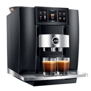 JURA GIGA 10 Diamond Black Bean to Cup Coffee Machine, Twin Grinder
