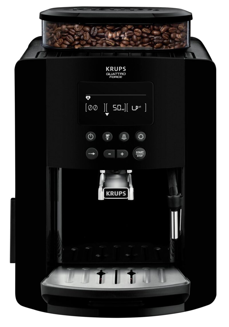 Krups Arabica EA8170 LCD Cafetera superautomática, 1,7 L, 15 bar – Negro Krups Arabica EA8170 LCD Cafetera superautomática, 1,7 L, 15 bar – Negro