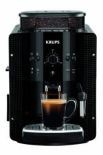 Krups EA8108 Bean to Cup Coffee Machine, Compact Thermoblock – Black