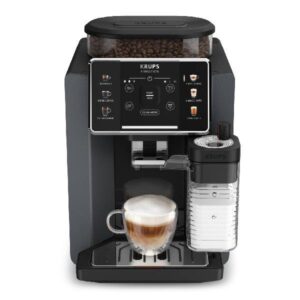 Krups Sensation Milk M90 EA912B10 Bean to Cup Coffee Machine, Automatic Milk System – Black