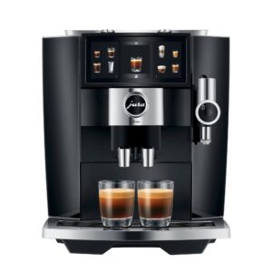 JURA J8 Twin Bean to Cup Coffee Machine, Dual Grinder – Diamond Black