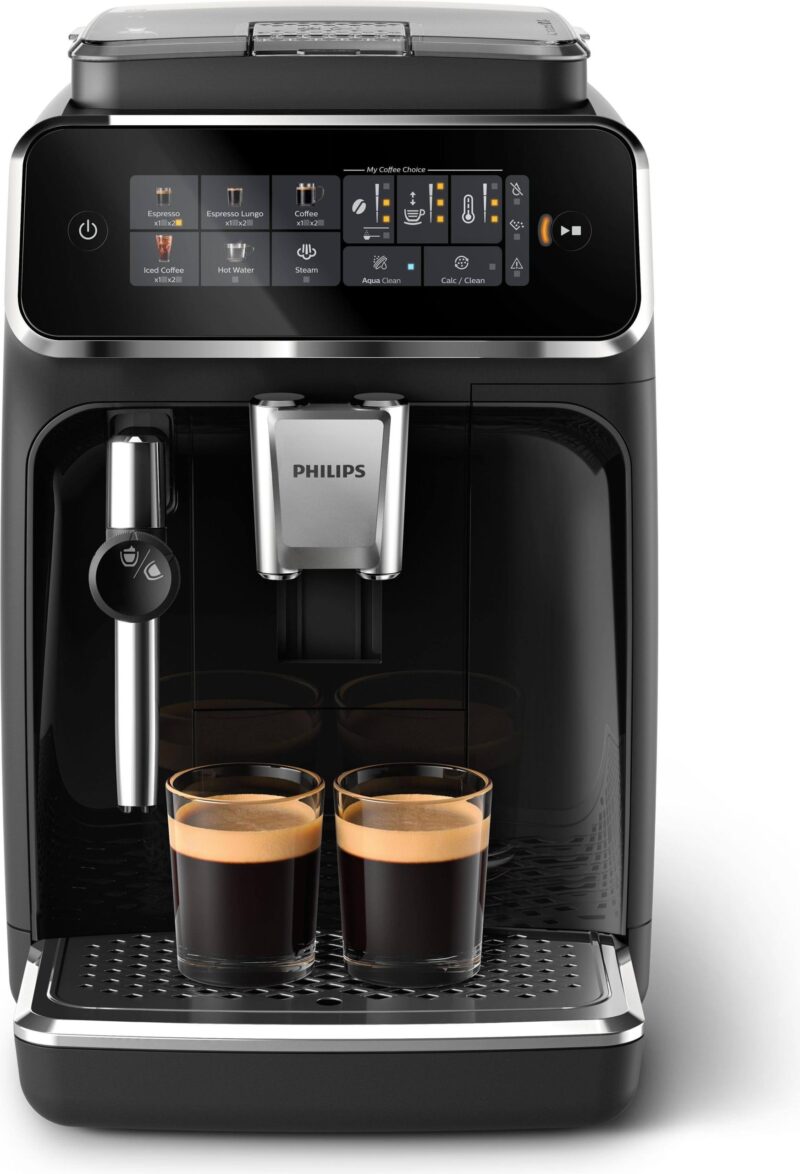 Philips Serie 3300 EP3321/40 Cafetera superautomática, espumador de leche – Negro