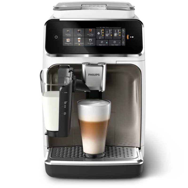 images-322.jpg Philips Series 3300 EP3343/90 LatteGo Bean to Cup Coffee Machine – Chrome/White