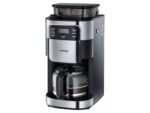 SEVERIN KA 4810 Filter Coffee Machine with Integrated Grinder, 10 Cups – Black/Stainless Steel