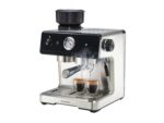 SILVERCREST SEMST 1500 A1 Espresso Machine with Grinder and Automatic Tamping, 1500 W – Black