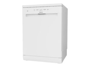 Hotpoint H2FHL626UK Freestanding Dishwasher, 14 Place Settings, Rapid Wash – White