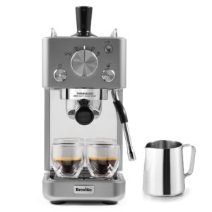 Breville Barista Slimline VCF185X Espresso Machine, 1.2 L, 15 Bar – Silver