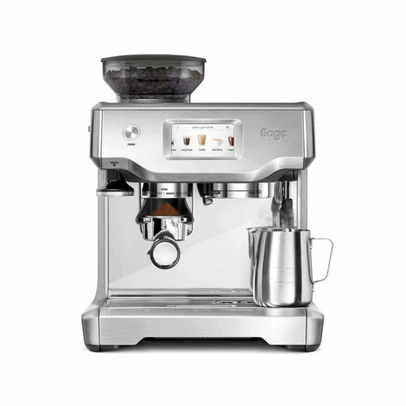Sage The Barista Touch SES880 Cafetera espresso con molinillo, pantalla táctil – Acero inoxidable