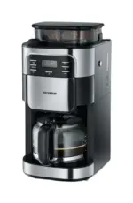 SEVERIN KA 4810 Filter Coffee Machine with Integrated Grinder, 10 Cups – Black/Stainless Steel – image 2