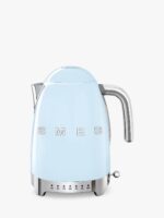 Smeg KLF04PBEU Hervidor de agua años 50 con temperatura variable, 1,7 L – Azul pastel