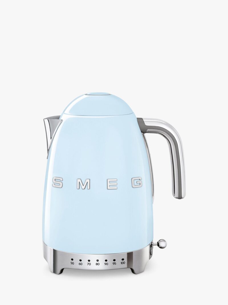 112088999.webp Smeg KLF04 50's Style Variable Temperature 1.7 L Kettle – Pastel Blue