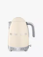Smeg KLF04 50's Style Variable Temperature 1.7 L Kettle – Cream