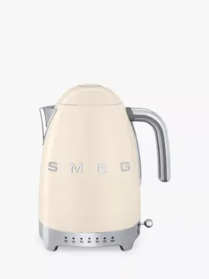 Smeg KLF04 50's Style Variable Temperature 1.7 L Kettle – Cream
