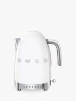 Smeg KLF04 50's Style Variable Temperature 1.7 L Kettle – White